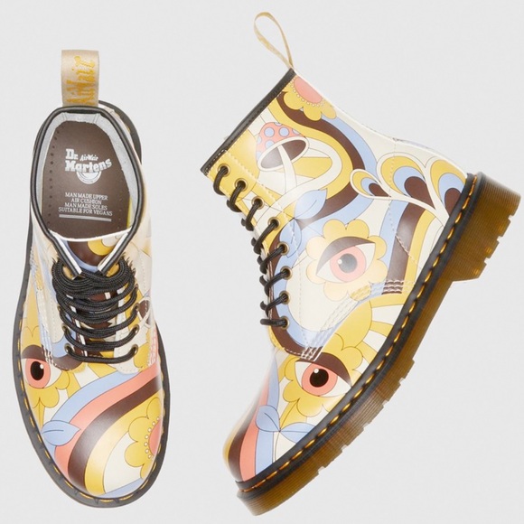 Dr. Martens 1460 Vegan Retro Ray Kemble PU boots. - Picture 3 of 5